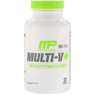 MusclePharm, エッセンシャル、マルチV+、アスリート向けマルチビタミン、60粒