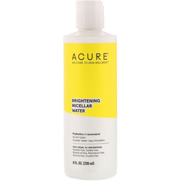 Acure, ブリリアントリーブライトニング、ミセルウォーター、8液量オンス (236 ml)