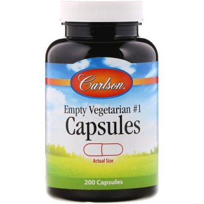 Carlson Labs, エンプティベジタリアン #1カプセル、 200カプセル