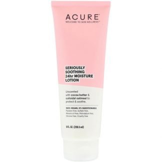 Acure, シリアスリー・スージング 24時間モイスチャー・ローション、8 fl oz (236.5 ml)