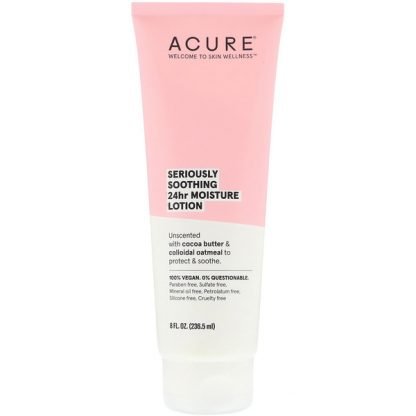 Acure, シリアスリー・スージング 24時間モイスチャー・ローション、8 fl oz (236.5 ml)