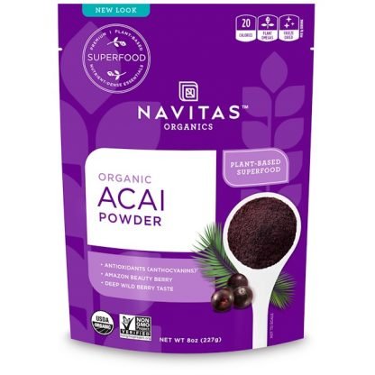 Navitas Organics, オーガニックアサイーパウダー, 8オンス（227 g）