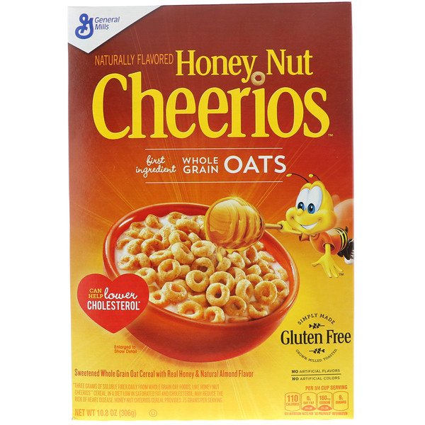 General Mills, ハニーナットチーリオス、10.8オンス (306 g)