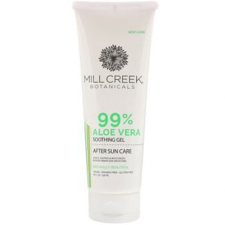 Mill Creek Botanicals, 99％アロエベラスージングジェル、236ml（8液量オンス）