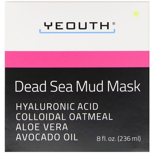 Yeouth, 死海塩の泥パック、236ml(8 fl oz)