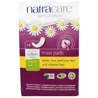 Natracare, ナチュラルパッド, レギュラー/ノーマル, 14レギュラーパッド