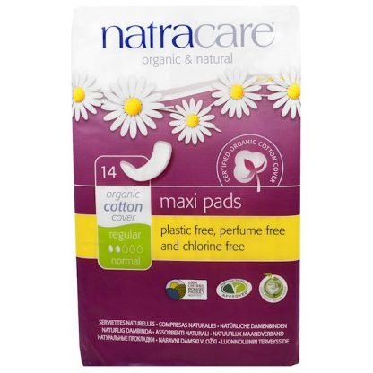 Natracare, ナチュラルパッド, レギュラー/ノーマル, 14レギュラーパッド