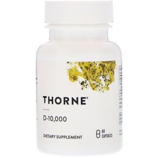 Thorne Research, D-10,000、250mcg（10,000IU）、カプセル60粒