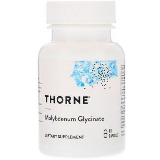 Thorne Research, モリブデングリシン酸塩、60カプセル