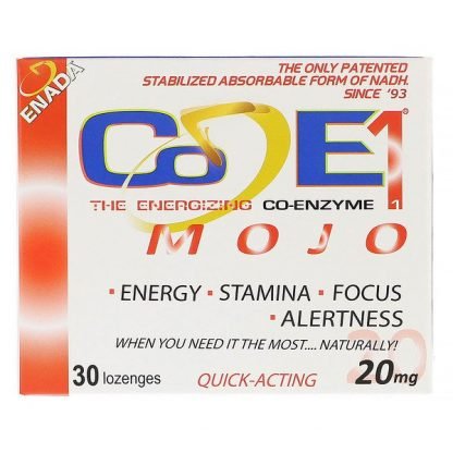 ENADA, エナジャイジング･コエンザイム、Mojo、20 mg、30トローチ