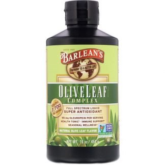 Barlean's, オリーブリーフコンプレックス、天然オリーブの葉風味、16 oz (454 g)