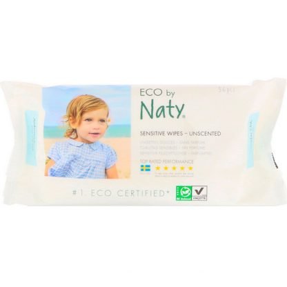 Naty, センシティブワイプ、無香、56枚