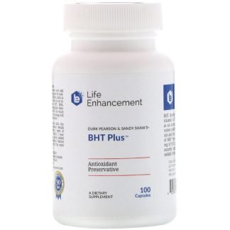 Life Enhancement, Durk Pearson & Sandy Shaw's BHT プラス , 100 カプセル