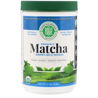 Green Foods , 儀式用抹茶エネルギーブレンド、11 oz (312 g)