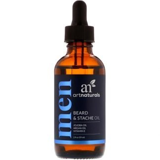 Artnaturals, 顎髭・口髭用オイル、2 fl oz (59 ml)
