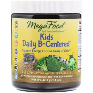 MegaFood, キッズデイリーB-センター、 1.1 oz (32.1 g)