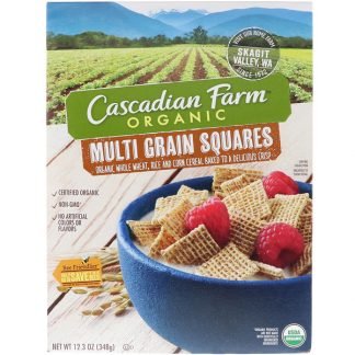 Cascadian Farm, オーガニック・マルチグレイン・スクエア、12.3オンス（348 g）