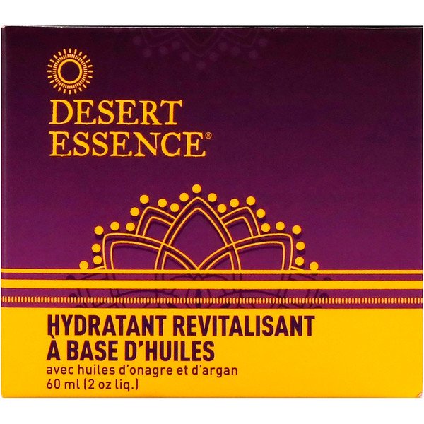 Desert Essence, 再生オイルモイスチャライザー、2液量オンス (60 ml)