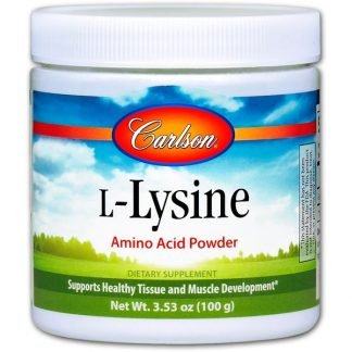 Carlson Labs, L-リジン、 アミノ酸パウダー、 100 g