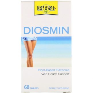 Natural Balance, ジオスミン、静脈の健康サポート、60錠