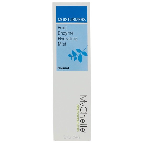 MyChelle Dermaceuticals, フルーツエンザイム 保湿ミスト、ノーマル、4.2 fl oz (124 ml)