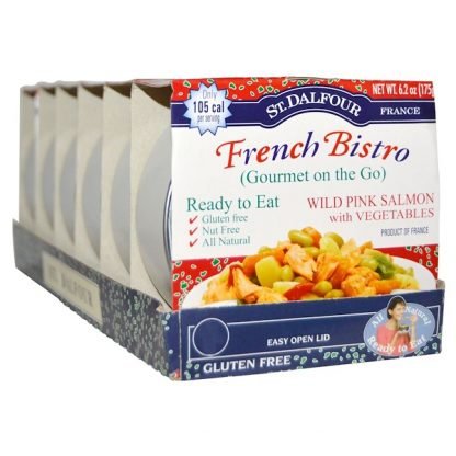 St. Dalfour, フレンチビストロ, ワイルドピンクサーモン野菜添え, 6パック, 各6.2オンス（175 g）