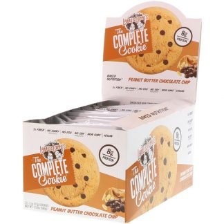 Lenny & Larry's, コンプリートクッキー、ピーナッツバター・チョコチップ、12枚、各2 oz (57 g)