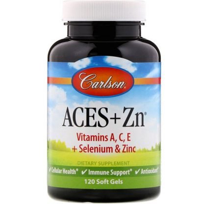 Carlson Labs, Aces + Zn, ソフトジェル 120 粒