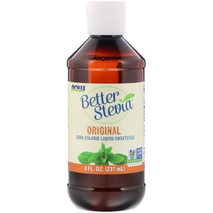 Now Foods, BetterStevia, オリジナル, 液体エキス, 8液量オンス (237 ml)