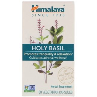 Himalaya, ホーリーバジル、植物性カプセル60粒