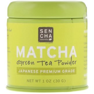 Sencha Naturals, 抹茶、緑茶パウダー、日本産プレミアムグレード、1 oz (30 g)