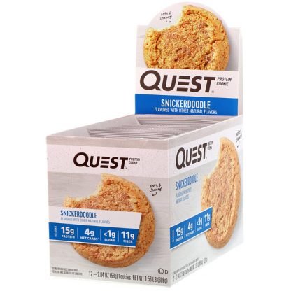 Quest Nutrition, プロテインクッキー、スニッカードードル、12枚、各2.04オンス (58 g)