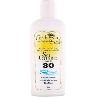 Caribbean Solutions, ソルガードSPF30、 耐水性、6 oz