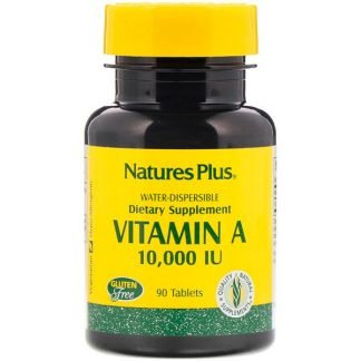 Nature's Plus, ビタミン A、 10000 IU、 90タブレット