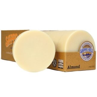 Sappo Hill, グリセリン クリーム 石鹸, アーモンド, 12 バー, 3.5 オンス (100 g) Each