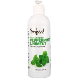 Sunfood, 昔ながらのペパーミント塗布剤、8液量オンス（236.6 ml）
