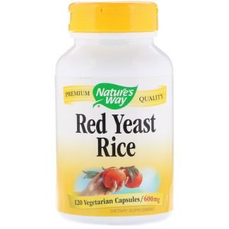 Nature's Way, レッドイーストライス、 600 mg、 120植物性カプセル