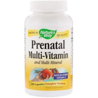 Nature's Way, Prenatal Multi-Vitamin and Multi-Mineral, 180 Capsules