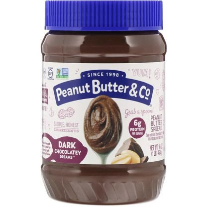 Peanut Butter & Co., ピーナッツバター ブレンディッド ウィズ リッチ ダークチョコレート, ダークチョコレート Dreams, 16 oz (454 g)