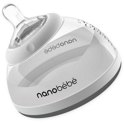 Nanobebe, 離乳容器、ステージ2、グレー、1個入り、8 oz (240 ml)