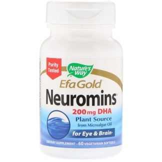 Nature's Way, EFAゴールド, Neuromins, DHA, 60粒（ベジタブルソフトゼリー）