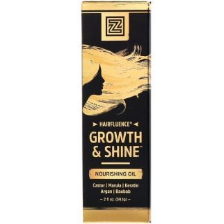 Zhou Nutrition, ヘアフルエンス、グロース&シャイン栄養オイル、2 fl oz (59.1 g) (Discontinued Item)