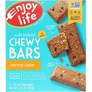 Enjoy Life Foods, ベークドチューイバー、キャロットケーキ、5本、各1.15 oz (33 g) (Discontinued Item)