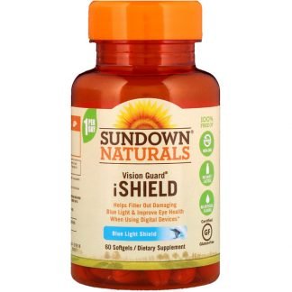 Sundown Naturals, ビジョンガード iシールド、ソフトジェル60個