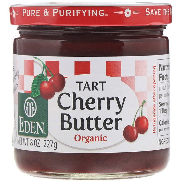 Eden Foods, オーガニック タートチェリー バター、 8 oz (227 g) (Discontinued Item)