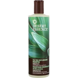 Desert Essence, Tea Tree Replenishing Shampoo、12.9液量オンス (382 ml)