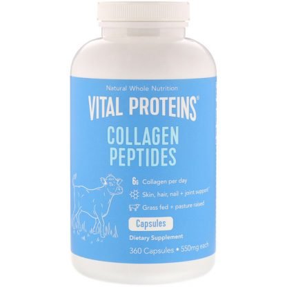 Vital Proteins, コラーゲンペプチド、600mg、カプセル360粒