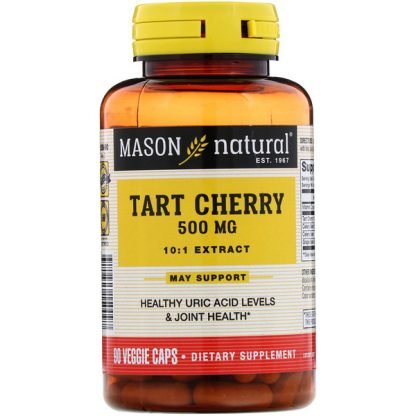 Mason Natural, タルトチェリー、500 mg、90ベジカプセル