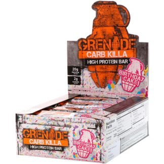 Grenade, Carb Killa High Protein Bars, Birthday Cake, 12 Bars, 2.12 oz (60 g) Each (Discontinued Item)