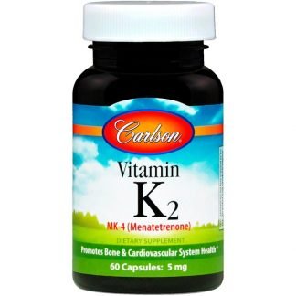 Carlson Labs, ビタミンK2, 5 mg, 60カプセル